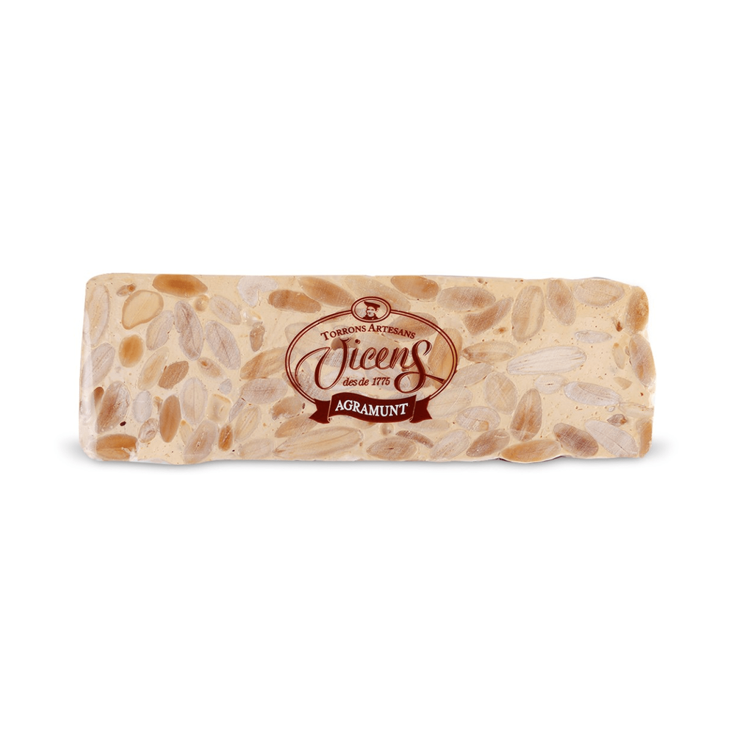 Turrón Duro de Almendra Vicens 1 x 80 gr - Bombones - Vicens - 8410495080821 - ExtraVirgen.Store